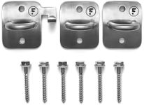 GolfForever Wall Anchor Set Proven by Golfer Scottie Scheffler | Golf Swing Training Wall Anchor Point | Premium Golf Training Workout Exercise Equipment to Expand Movements | 3-Pack | 6 Lag Screws