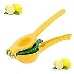 Smithcraft Premium Quality Metal Lemon Squeezer - Lime Presser - Manual Citrus Juice Press Hand-held Lime Juicer Color Yellow