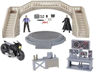 DC Comics, Batman Batcave with Exclusive Batman and Penguin Action Figures and Batcycle, , The Batman Movie Collectible Kids Toys for Boys and Girls Ages 3 and up