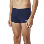 TYR Men's Durafast Elite Square Leg Swimsuit Navy