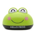 HOUSEHOLD CULTURE Cartoon Soap Case Bathtub Soap Box, Soap Dish Holder for Kids, Bathroom Soap Stand (Green)