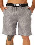 KAILUA SURF Mens Swim Trunks Long, Quick Dry Mens Boardshorts, 9 Inches Inseam Mens Bathing Suits with Mesh Lining