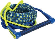 Proline 75ft Easy-Up Deep-V Waterski Rope, Blue/Yellow