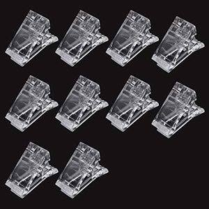 Nail Tips Clip for Quick Building Polygel nail forms Nail clips for polygel Finger Nail Extension UV LED Builder Clamps Manicure Nail Art Tool