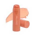 Palladio I'm Blushing 2-in-1 Cheek and Lip Tint, Buildable Lightweight Cream Blush, Sheer Multi Stick Hydrating formula, All day wear, Easy Application, (Peach)