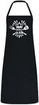 BBQ Aprons For Men/Women - Funny Aprons For Men - BBQ Chef Apron - Barbeque Grill Father's Day Gift - Husband, Brother, Man Cook, Grill King, Cookery Dad, Grandad Present for Grill Queen