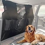 Dog Car Net Barrier for SUV - Dual Layer Pet Car Divider Back Seat Barrier Net, SUV Dog Gate and Car Pet Protector with Adjustable Strap & Storage Bag, Kids/Dog/Cat Travel Stuff for Safe Driving