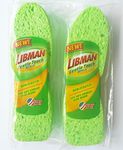 Cleaning Sponge Non-Scratch Libman Gentle-Touch Refills 2-2-Packs (4 Total sponges) Made in USA