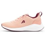 Boldfit Running Shoes For Women Training Women Shoes Sports Shoes For Women Anti Slip Sports Shoes For Girls With Soft Sole Extra Grip Gym Shoes For Women For Workout Women Sports Shoes Peach Red UK 7