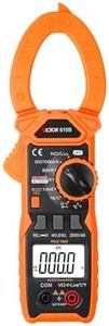 GuliTech VICTOR 615B Digital Clamp Meter Multimeter 5999 Counts, Measures AC/DC Voltage Current Resistance Capacitance Frequency Temperature Live Wire Diode Continuity Test (VICTOR 615B)