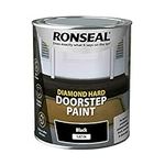 Ronseal DHDSPB750 750ml Diamond Hard Doorstep Paint - Black