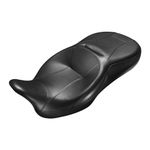 XMT-MOTO Hammock Rider and Passenger Seat fits for Harley Davidson Touring and Tri Glide models 2009-2023, for Road King Street Glide Road Glide Electra Glide models,Black