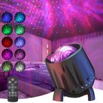 UOUNE Galaxy Projector Light for Bedroom - Music Rhythm Star Projector with 10 Colors, 21 Lighting Modes Northern Lights Projector with Timer & Remote Control for Kids Adult Bedroom Decor, Party