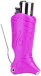 Toker Poker - Clipper Lighter Case - Magenta, All Inclusive Tool for Camping and Other - by Toker Poker