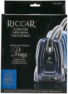 Genuine Riccar Prima Canister HEPA Media Bags # RCH-6 (6 pk)