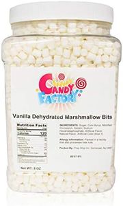 Sarah's Candy Factory Vanilla Mini Dehydrated Marshmallow Bits in Jar, 8 Oz