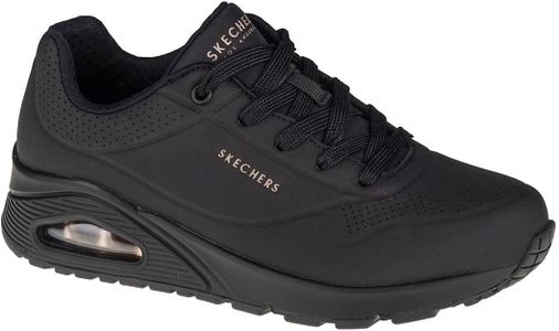 Skechers Women’s Uno Stand on Air Trainers, Black – Size 6 UK