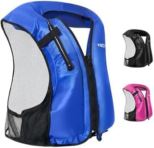 Owntop Inflatable Snorkel Vest for Adult Snorkeling Vests for Men Women Water Sport Swim Vest for Snorkeling, Kayaking, Swimming, Paddleboarding, Portable Swim Jacket with Pockets