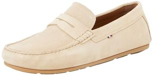 Tommy Hilfiger Men Loafers Suede, Beige (Beige), 40
