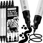 ARTISTRO 5 Black Dual-Tip Acrylic P