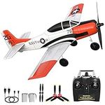 Losbenco RC Plane 4 Channel Remote Control Airplane, Ready to Fly RC Airplane with Xpilot Stabilization System and One Key Aerobatic for Beginners Adult