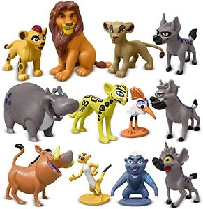 Minaso Action Figures Toys, Mini Figurines Toy Set, 12 Pcs Collectible Animal Figure Characters Playset for Kids on Birthday Christmas Easter, Perfect Decorations for Cake Cupcake Topper Desktop