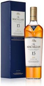 The Macallan 15 Years Old Double Cask | Single Malt Highland Scotch Whisky | Butterscotch, Apple & Sweet Spice | Sherry Seasoned Oak Casks | 43% ABV | 70cl