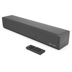 BESTISAN Sound Bars for TV, 16.5 Inches Sound Bar with Optical, AUX, USB and Bluetooth Inputs, Soundbar for TV(DSP, TREB and Bass Adjustable, Cyclic Switching Mode,Reset Function