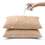 MY ARMOR Pillow Covers Set of 2 | Pillow Protector Waterproof & Dustproof Cotton Terry Pillow, 220+ GSM Standard Size Pillow Cover (18 x 28 Inches) – Beige
