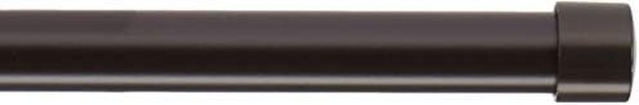 Amazon Basics 1" Curtain Rod - 36 - 72", Espresso (Dark Bronze)