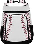 Baseball Print 36 Cans Backpack Coo