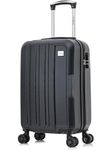 FLYMAX 55x35x20 4 Wheel Super Lightweight Cabin Luggage Suitcase Hand Carry on Flight Travel Bags Approved On Board Fits Easyjet Ryanair Jet 2 35 Litre