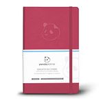 Raspberry Sorbet Daily Planner 2023 by Panda Planner - Organizer Planner for Goals, Gratitude & Focus - Weekly & Monthly Agenda Sections - Undated 90 Day Planner