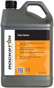 Rockstar TIME Saver 5L, Water Based Sealer Specifically Formulated for Concrete Pavers, Precast Products, Natural Stone & Terrazzo. Pre-Grout Release Sealer - Prepares The Stone Surface for Cleaning