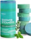 Shower Steamers Aromatherapy 8 Shower Bombs Tablets - Infused with Peppermint Essential Oils - Birthday Gifts for Women - Stocking Stuffers for Adults