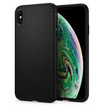 Spigen Liquid Air Back Cover Case Compatible with iPhone Xs Max (TPU | Matte Black)