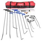 WHDZ WHDZ PDR Rods 16pcs Auto Body Dent Repair Hail Damage Removal Tools PDR Rods Tool for Car Dent Ding Removal