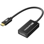 Cable Matters 8K USB C to DisplayPort Adapter (USB C to DP Adapter) Support 8K (7680x4320) DisplayPort 1.4 - Thunderbolt 3 Compatible for iPhone 15 Pro Max Plus, MacBook Pro, Dell XPS, Surface Book 2