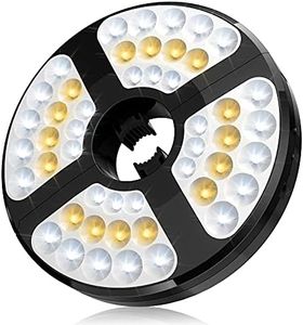 Luces Para Sombrillas 48 Luces LED Para Sombrilla 450 Lúmenes Luz de Paraguas más Brillante Luz de Patio Inalámbrica Con 3 Modos de Brillo Batería de 4400 mAh Carga USB Función de Atenuación