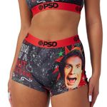 PSD Women's Elf Movie Boy Shorts - Full Coverage Women's Underwear - Comfortable Stretch Panties for Women, Multi | Elf Nut Cracker Blk Bs, Small