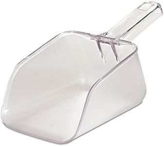 Rubbermaid Commercial Products Bouncer Ice Scoop, 32 Ounce, Clear, for Ingredient Bins or Freezer, Small Plastic