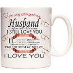 to My Gorgeous Husband, Romantic Gift Mug. 11oz ceramic mug. Gift for husband. Husband mug from wife, Best husband mug,