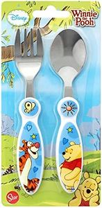 p:os 68919 Disney Winnie The Pooh – Cubertería, acero inoxidable, 2 piezas, tenedor y cuchara