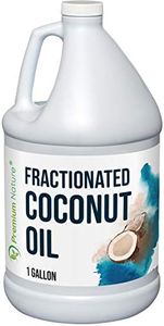 Fractionated Coconut Oil Massage Oil - Cold Pressed Pure Oil Carrier Oil for Essential Oils Mixing Dry Skin Moisturizer Natural Carrier Baby Oil for Face Hair & Body Therapeutic Aromatherapy 1 Gallon