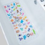 ShineCozy Cartoon Non Slip Bathtub Mat - 90 * 40 CM XL Large Size Anti Slip Shower Mats for Floor Tub Mats(Zoo DWY)