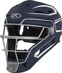 Rawlings | VELO 2.0 Catcher's Helmet | Baseball | Junior (6 1/2" - 7") | White/Silver