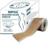 Silicone Scar Tape Roll, Silicone Scar Sheets, Scar Silicone Strips (1.6” x120”Inch - 3M), Easy-Tear Gel Tape for Scar, Soft Silicone Scar for Surgery Scars, Medical Grade Wound Dressing