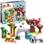 LEGO® DUPLO® Wild Animals of Asia 10974 Building Toy; Wildlife Playset for Toddlers and Preschoolers Aged 2+