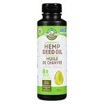 Manitoba Harvest Organic Hemp Seed Oil, 12g of Omegas 3&6 Per Serving, Non-GMO, Vegan, Gluten-Free 250ml