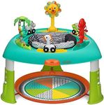 Infantino 2-in-1 Sit, Spin & Stand Entertainer - 360 Seat and Activity Table with Simple Store-Away Design, Multi-Colored, 1-Count